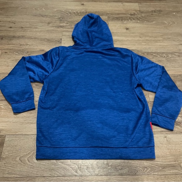 Colosseum Kansas Jayhawks Sweatshirt Mens L Blue Hoodie Pullover NCAA Athletics - Picture 9 of 11